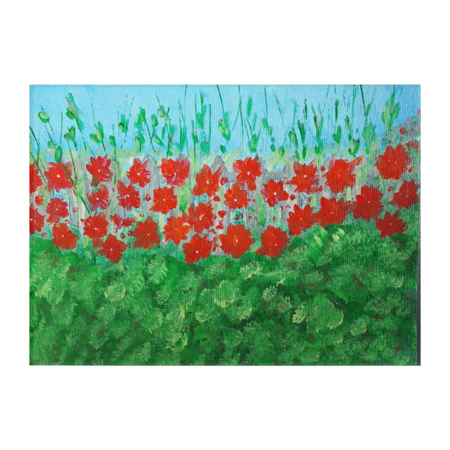 Mollie's Rose Garden, Acrylic Wall Art (Front)