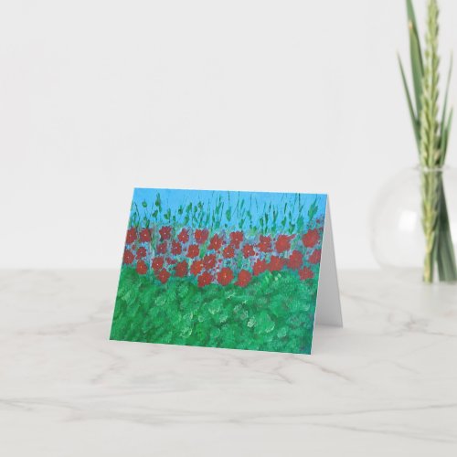 Mollies Rose Garden Note Cards