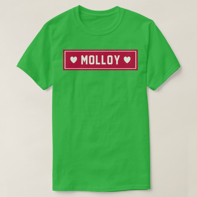 Molloy Hearts T-Shirt (Design Front)