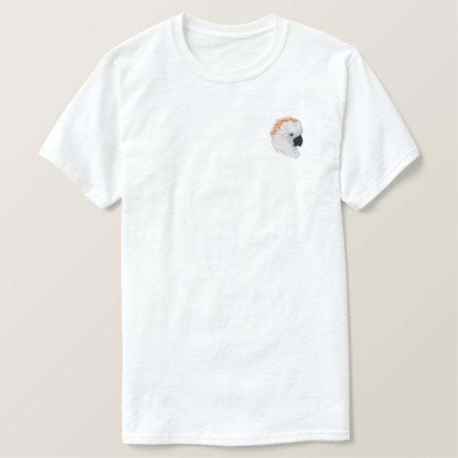 Mollucan Cockatoo Embroidered Jacket (Design Front)