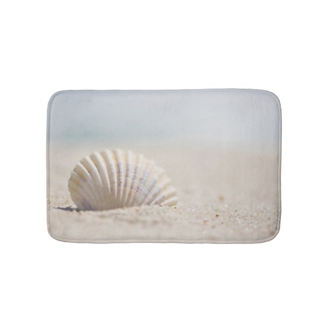 Mollusk Seashell Bathroom Mat (Front)