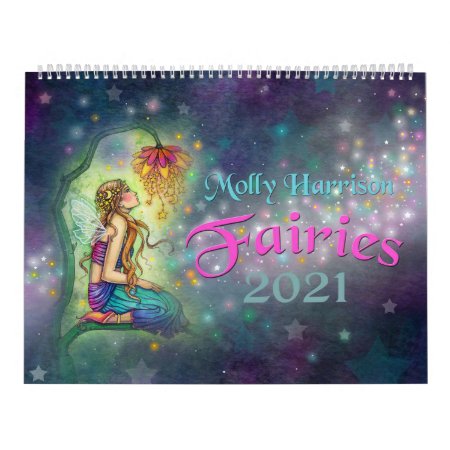 Molly Harrison Fairies 2021 Wall Calendar