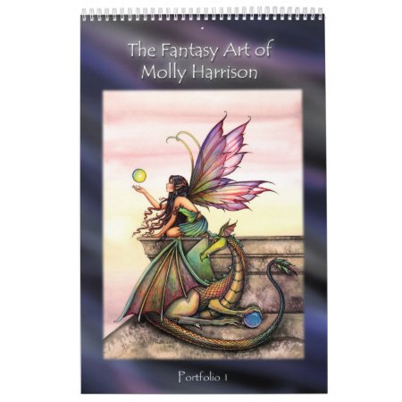 Molly Harrison Fairy Art Portfolio Book Calendar