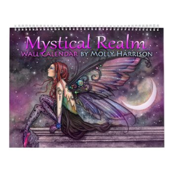 Molly Harrison Fantasy Fairy Calendar by robmolily at Zazzle