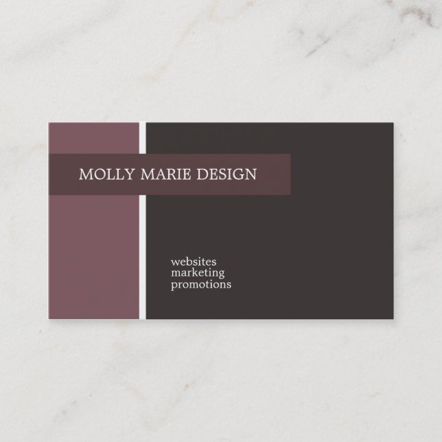 Molly Marie Business Cards (Front)