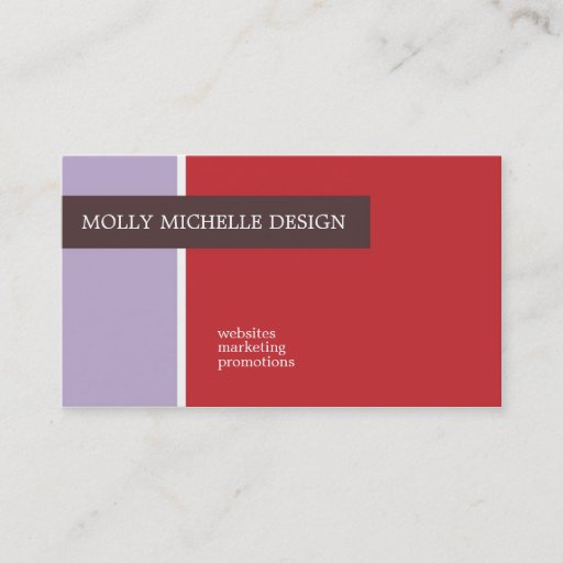 Customizable Molly Michelle Business Cards
