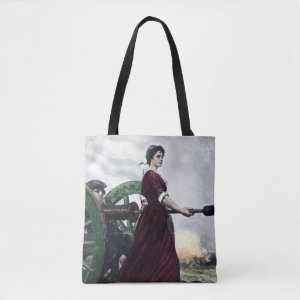 Molly Pitcher - Revolutionary War Patriot Tote Bag