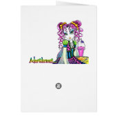 "Molly" Sherbet Ice Cream Rainbow Fairy Card (Back)