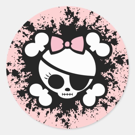 Molly Splat Classic Round Sticker