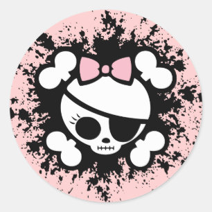 Molly Splat Classic Round Sticker