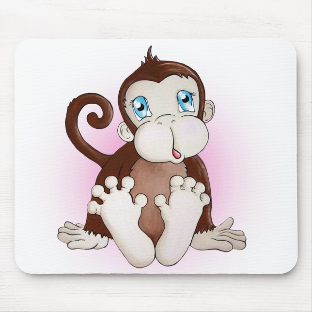 Molly the Monkey Mouse Pad (Front)