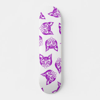 Mollycat Muddle Blue Skateboard Deck