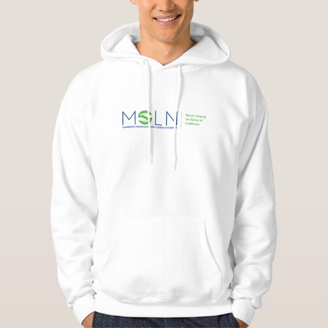 MOLN Light Color Men's Hoodie (Front)