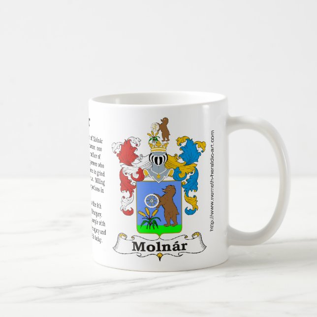 Molnar Family Crest Mug (Right)