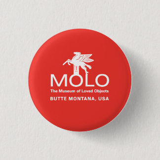 Molo white horse button