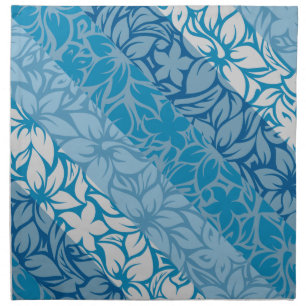 Moloaa Bay Hawaiian Hibiscus Striped Napkins