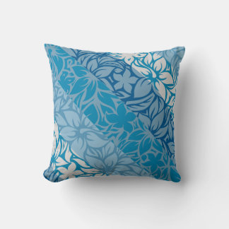 Moloaa Bay Hawaiian Hibiscus Striped Pillows