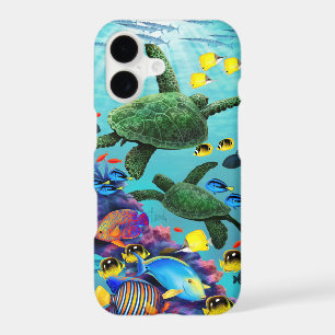 Molokini Cove Hawaiian Sea Turtle Tropical Fish iPhone 17 Case