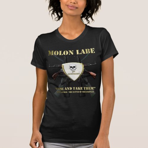 Molon Labe _ 2nd Amendment T_Shirt