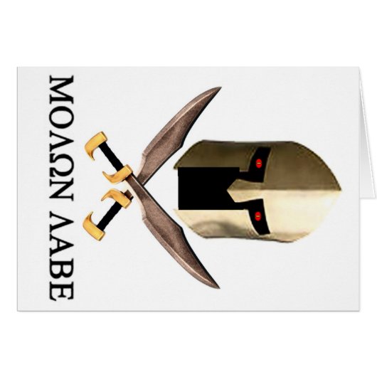 MOLON LABE CARDS (Front Horizontal)