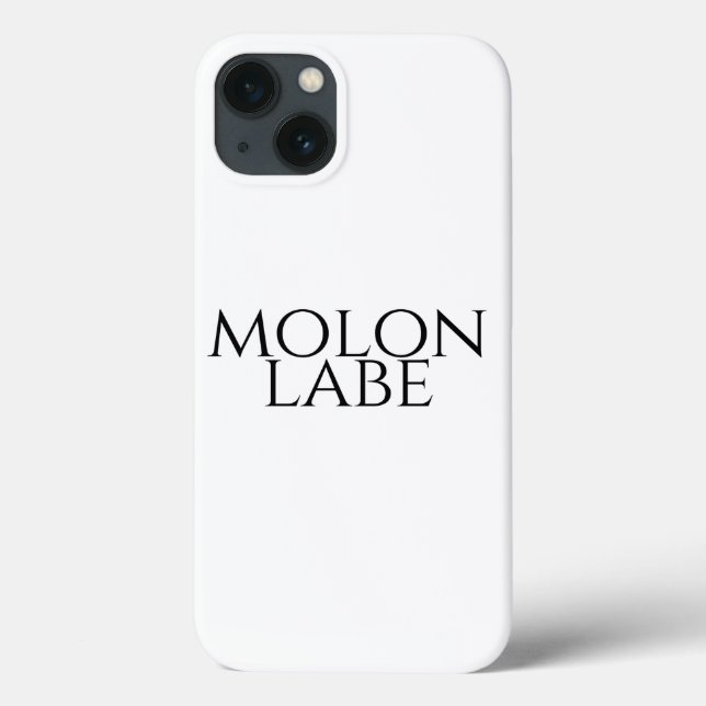 Molon Labe Case-Mate iPhone Case (Back)