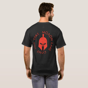 Molon Labe Come and Take Spartan Helmet T-Shirt
