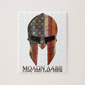 Molon Labe - Come and Take Them USA Spartan Jigsaw Puzzle