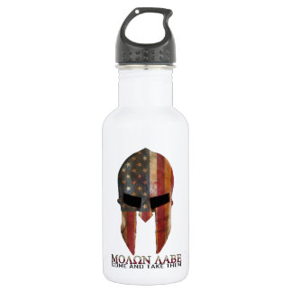Molon Labe - Come and Take Them USA Spartan Water Bottle