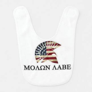 MOLON LABE, COME TAKE THEM BABY BIB