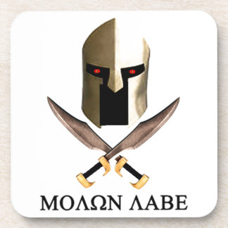 MOLON LABE DRINK COASTER