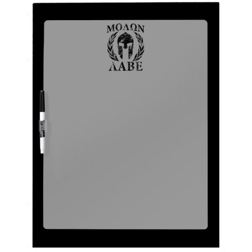 Molon Labe Grunge Spartan Armor Dry Erase Board