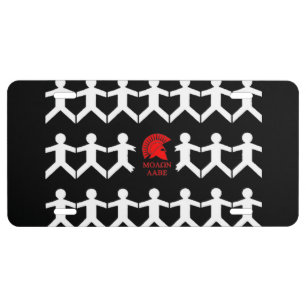 MOLON LABE LICENSE PLATE