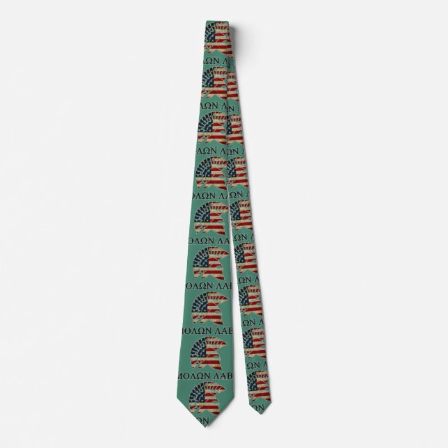 MOLON LABE NECK TIE (Front)