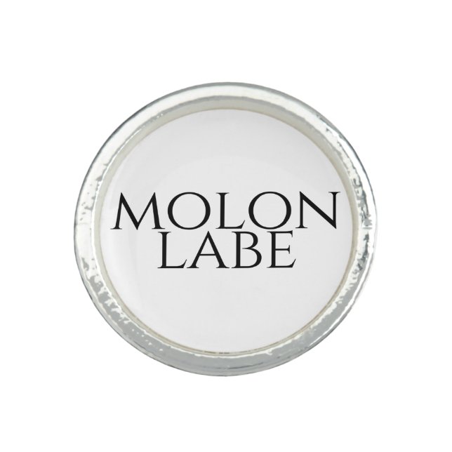 Molon Labe Ring (Front)