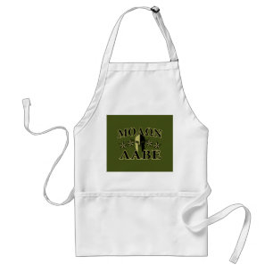 Molon Labe Spartan 5 stars Olive Green Adult Apron