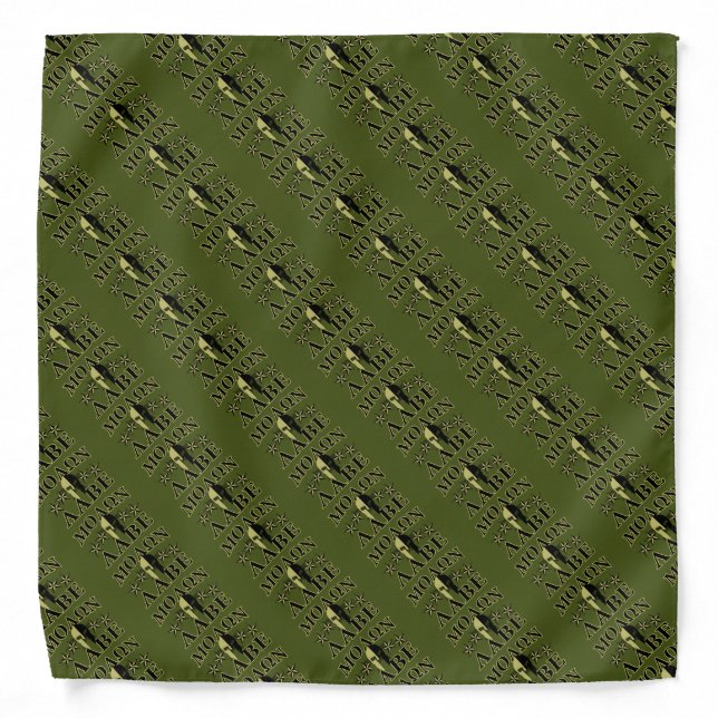 Molon Labe Spartan Helmet 5 stars Bandana (Front)