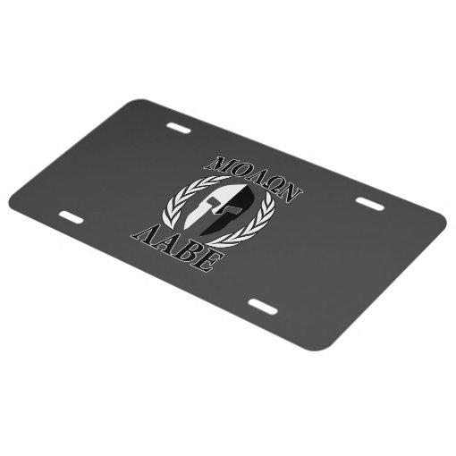 Molon Labe 2nd Amendment Rights Aluminum Vehicle Tag Vanity License Plate Come And Take Them - Foto 8