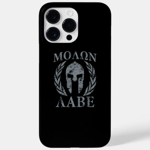 Molon Labe Spartan Helmet Laurels Case_Mate iPhone 14 Pro Max Case