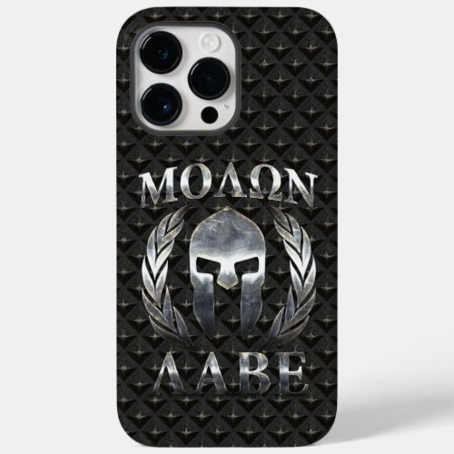 Molon Labe Spartan Helmet Laurels Case_Mate iPhone 14 Pro Max Case