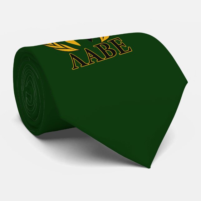 Molon Labe Spartan Helmet Laurels Gold Neck Tie (Rolled)