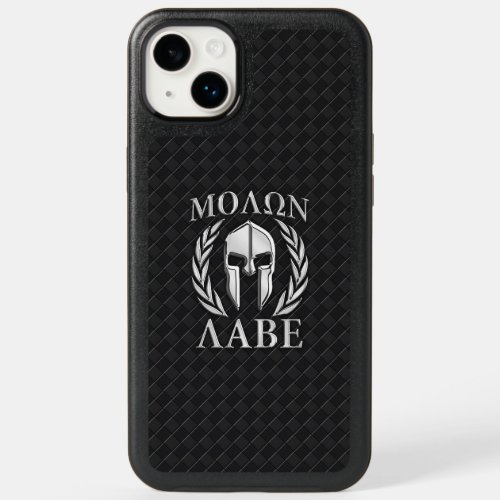 Molon Labe Spartan Helmet Laurels OtterBox iPhone 14 Plus Case