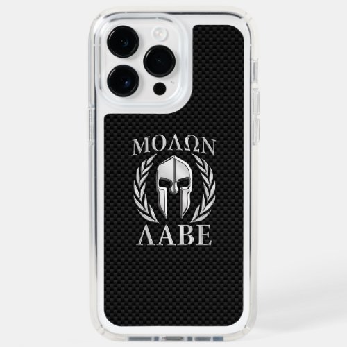 Molon Labe Spartan Helmet Laurels Speck iPhone 14 Pro Max Case