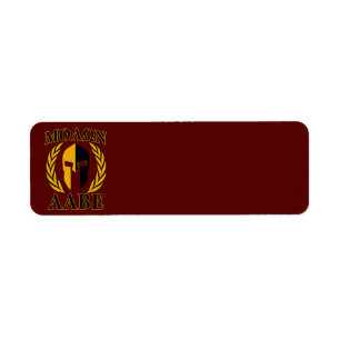 Molon Labe Spartan Mask Laurels Burgundy Label