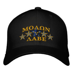 Molon Labe Spartan Warrior Five Stars Embroidered Baseball Cap