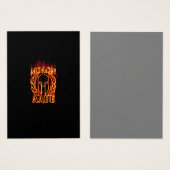 Molon Labe Spartan Warrior in Flames (Front & Back)