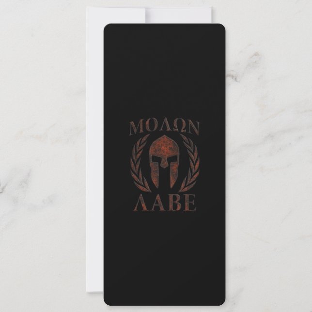 Molon Labe Spartan Warrior Laurels (Front)
