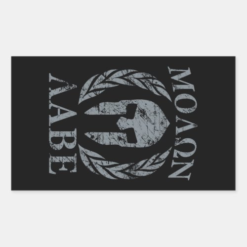 Molon Labe Spartan Warrior Laurels Black Rectangular Sticker