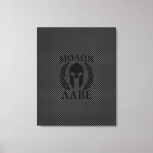 Molon Labe Spartan Warrior Laurels Carbon Decor