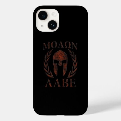 Molon Labe Spartan Warrior Laurels Case_Mate iPhone 14 Case