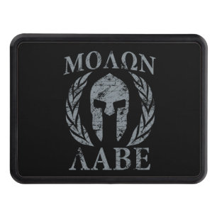 Molon Labe Spartan Warrior Laurels Hitch Cover